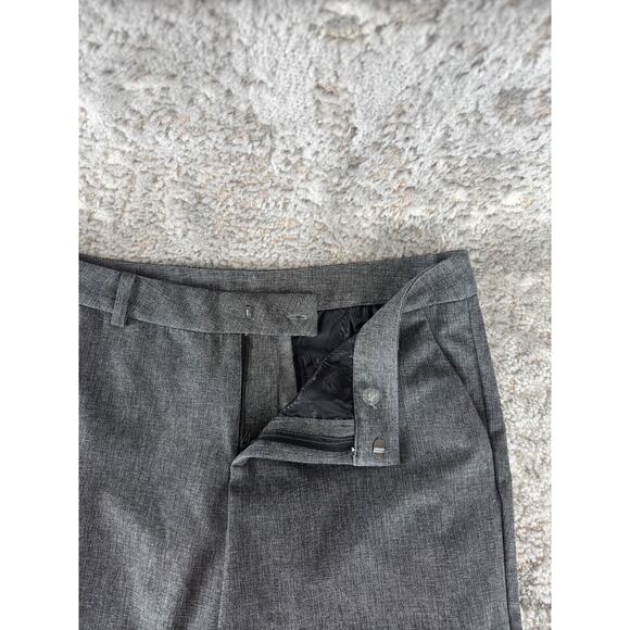 Kut From The Kloth Petites Size 10P Straight Leg Stretch Pants Heather Gray Zip - Picture 8 of 11